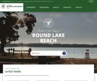 Villageofroundlakebeach.com(Round Lake Beach) Screenshot