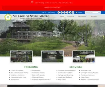Villageofschaumburg.com(Schaumburg, IL) Screenshot