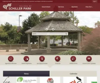Villageofschillerpark.com(Schiller Park) Screenshot