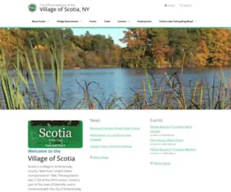 Villageofscotia.org(The Village of Scotia) Screenshot
