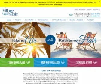 Villageontheisle.com(Retirement Community in Venice) Screenshot