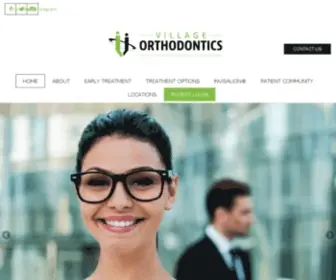 Villageortho.ca(Orthodontic Care & Treatments) Screenshot