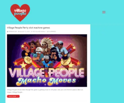 Villagepeople-Official.com(The Village People) Screenshot