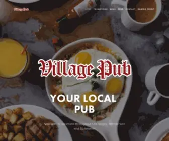 Villagepubvegas.com Screenshot