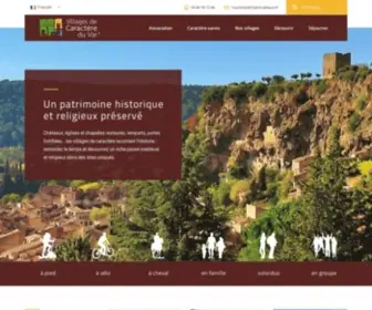 Villagesdecaractereduvar.fr(Villages de Caractère du Var) Screenshot