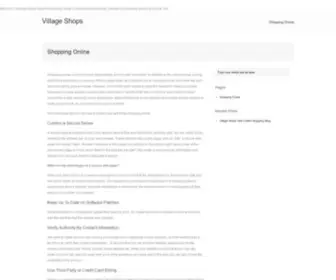 Villageshops.com(Villageshops) Screenshot