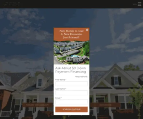 Villagesofsteeplechase.com(New Homes in Southern Maryland) Screenshot