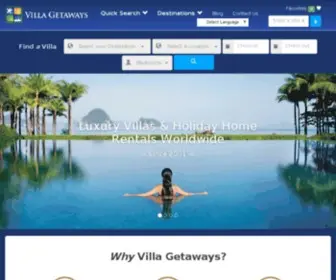 Villagetaways.com(Villa Holidays & Luxury Vacation Home Rentals) Screenshot