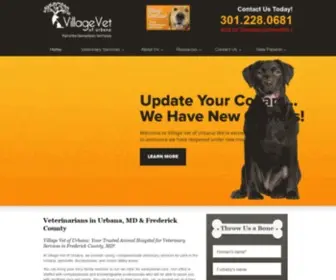 Villagevetofurbana.com(Village Vet of Urbana) Screenshot