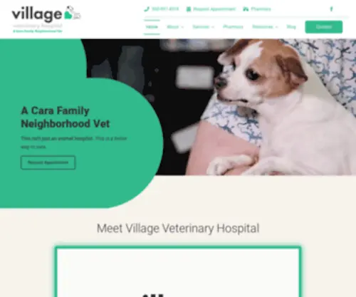 Villagevets.com(Village Veterinary Hospital) Screenshot