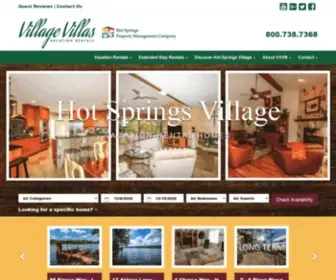 Villagevillas.com(Village Villas Vacation Rental Homes Hot Springs Village) Screenshot
