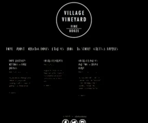 Villagevineyard.com.au(Village Vineyard) Screenshot