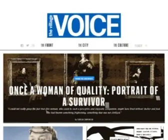 Villagevoice.com(The Village Voice) Screenshot