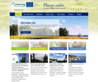 Villagewaters.eu(VillageWaters Project) Screenshot