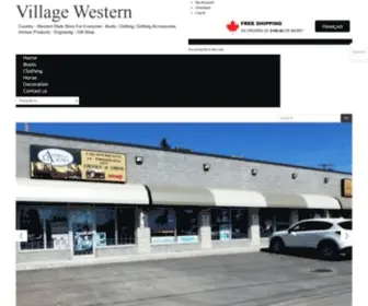 Villagewestern.com(Boutique Village Western) Screenshot