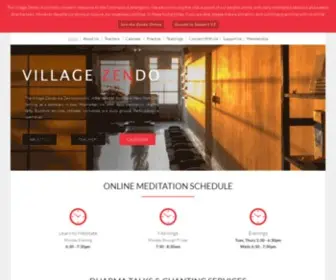Villagezendo.org(The Village Zendo) Screenshot