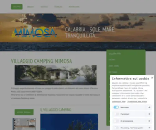 Villaggiomimosa.com(Vacanza in Calabria sul mare) Screenshot