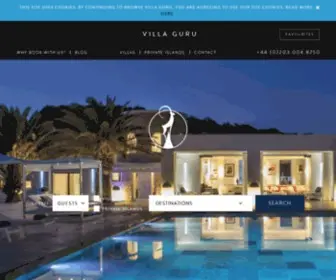 Villaguru.com(Villa Guru) Screenshot