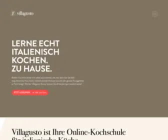 Villagusto.com(Online Kochkurse) Screenshot