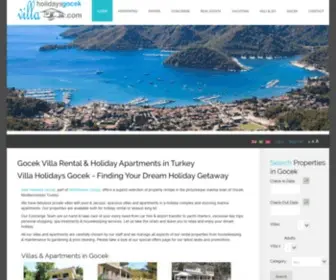 Villaholidaysgocek.com(Gocek Villa Rental & Holiday Apartments in Turkey) Screenshot