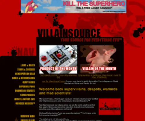 Villainsource.com(Villainsource) Screenshot