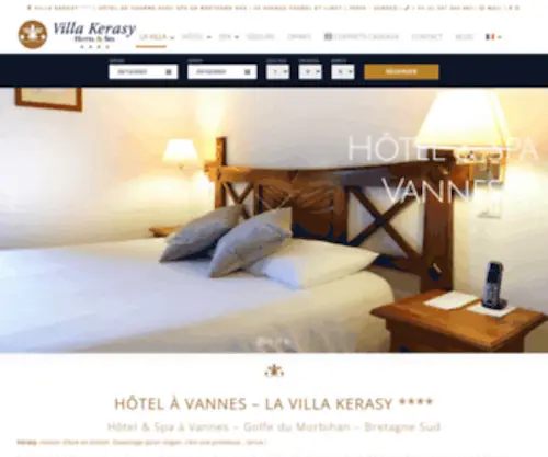 Villakerasy.com(Hotel Spa à Vannes) Screenshot