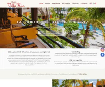 Villakiin.com(Villa Kiin Hotel) Screenshot