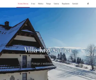 Villakrzesanica.pl(Villa Krzesanica) Screenshot