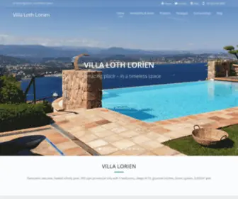 Villalorien.fr(Villa Loth Lorïen) Screenshot