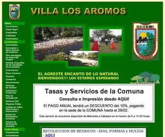 Villalosaromos.com.ar(Comuna Villa Los Aromos) Screenshot