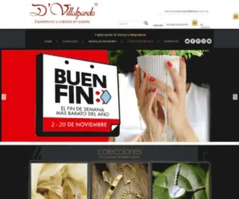 Villalpando.com.mx(D'VILLALPANDO) Screenshot