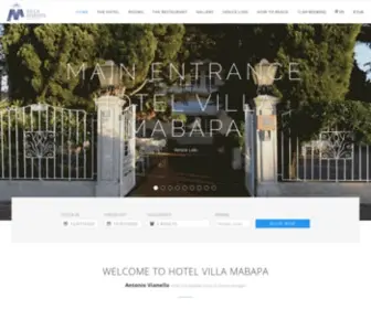 Villamabapa.com(Hotel Villa Mabapa) Screenshot