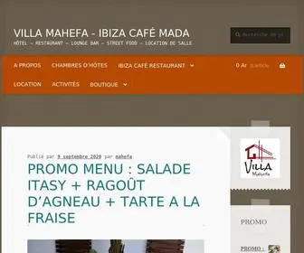 Villamahefa.com(VILLA MAHEFA) Screenshot