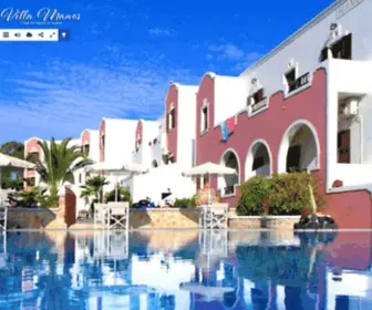 Villamanos.gr(Hotel Villa Manos in Santorini) Screenshot