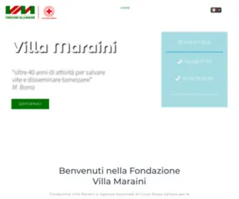 Villamaraini.it(Fondazione Villa Maraini) Screenshot