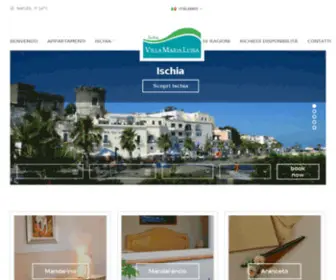 Villamarialuisaischia.com(Appartamenti ad Ischia) Screenshot