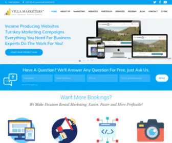 Villamarketers.com(Vacation Rental Websites) Screenshot