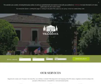 Villamaya.it(Hotel 3 Stelle Cascina (Pisa) Villa Maya) Screenshot