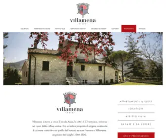 Villamena.com(Resort con piscina ad Assisi) Screenshot