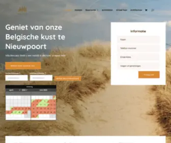 Villamercator.be(Genieten aan onze Belgisch kust) Screenshot