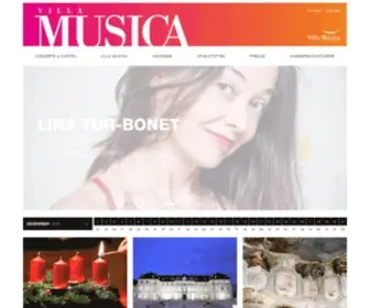 Villamusica.de(Willkommen bei Villa Musica) Screenshot