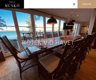 Villamusko.se(Villa Muskö) Screenshot