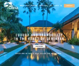 Villanalinabali.com(4 Bedroom Luxury villa in Bali) Screenshot