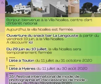 Villanoailles-Hyeres.com(Hyères) Screenshot