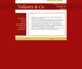 Villantiandcompany.net(Villanti & Co) Screenshot