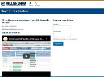 Villanueva-Clientes.com.ar(Ingresar) Screenshot