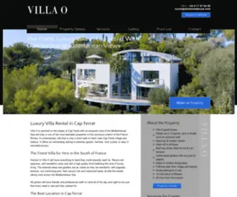 Villao.com(Luxury Villa House Chateau Rental in Cap Ferrat French Riviera South France) Screenshot