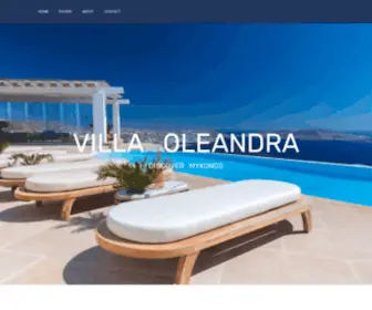 Villaoleandra.co(Villa Oleandra) Screenshot