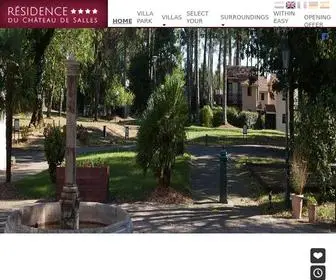 VillaparcFrance.com(Résidence) Screenshot