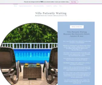 Villapatientlywaiting.com(Jamaican Vacation Rental) Screenshot